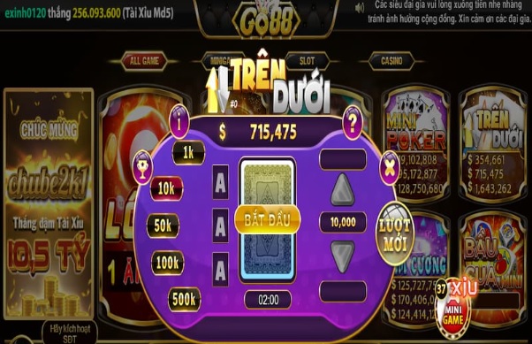 Hướng dẫn cách chơi game đổi thưởng trên dưới Go88-1