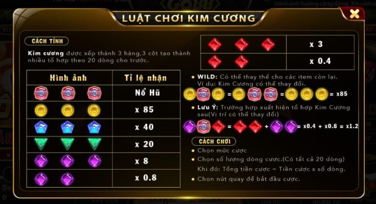 Bật mí cách chơi game kim cương từ các cao thủ giúp anh em thắng lớn