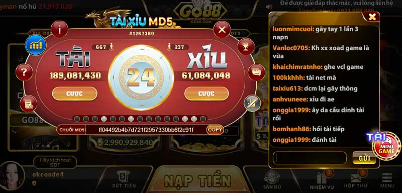 Kỹ thuật “chờ cầu” trong việc chơi Tài Xỉu ở Go88 đòi hỏi sự nhạy bén